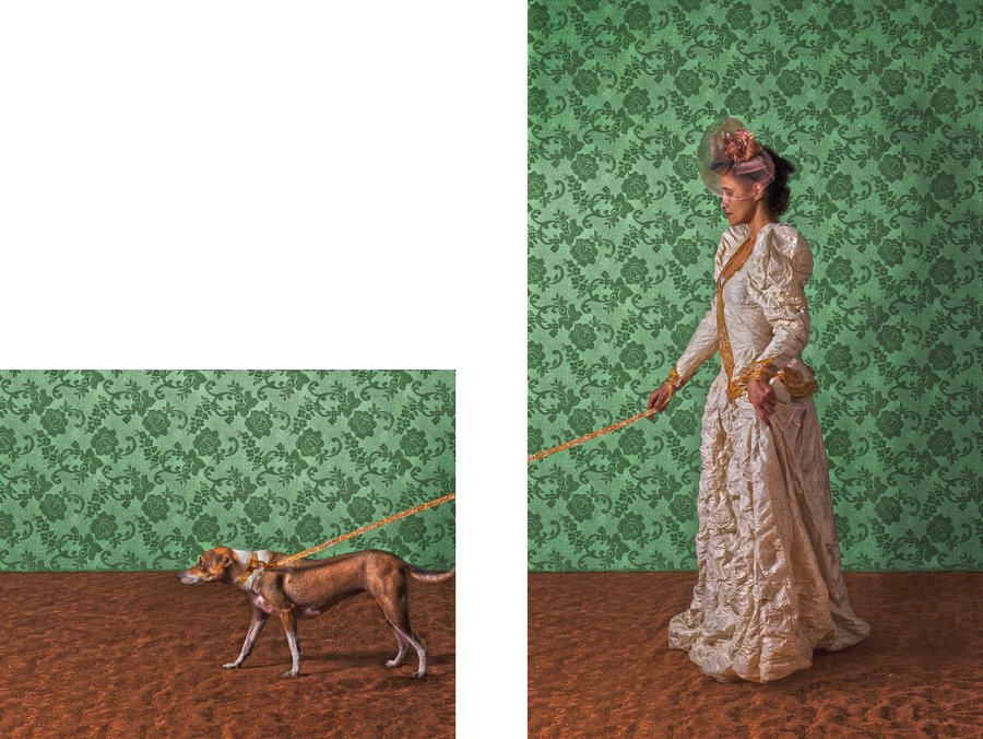 The Lady with the Dog (diptych)